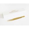 Lena Lashes PINCETA prosta 011 Gold